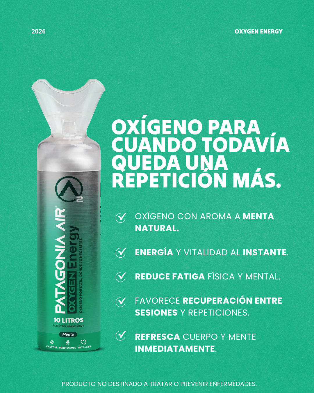 PACK 6 ENERGY - PATAGONIA AIR O2