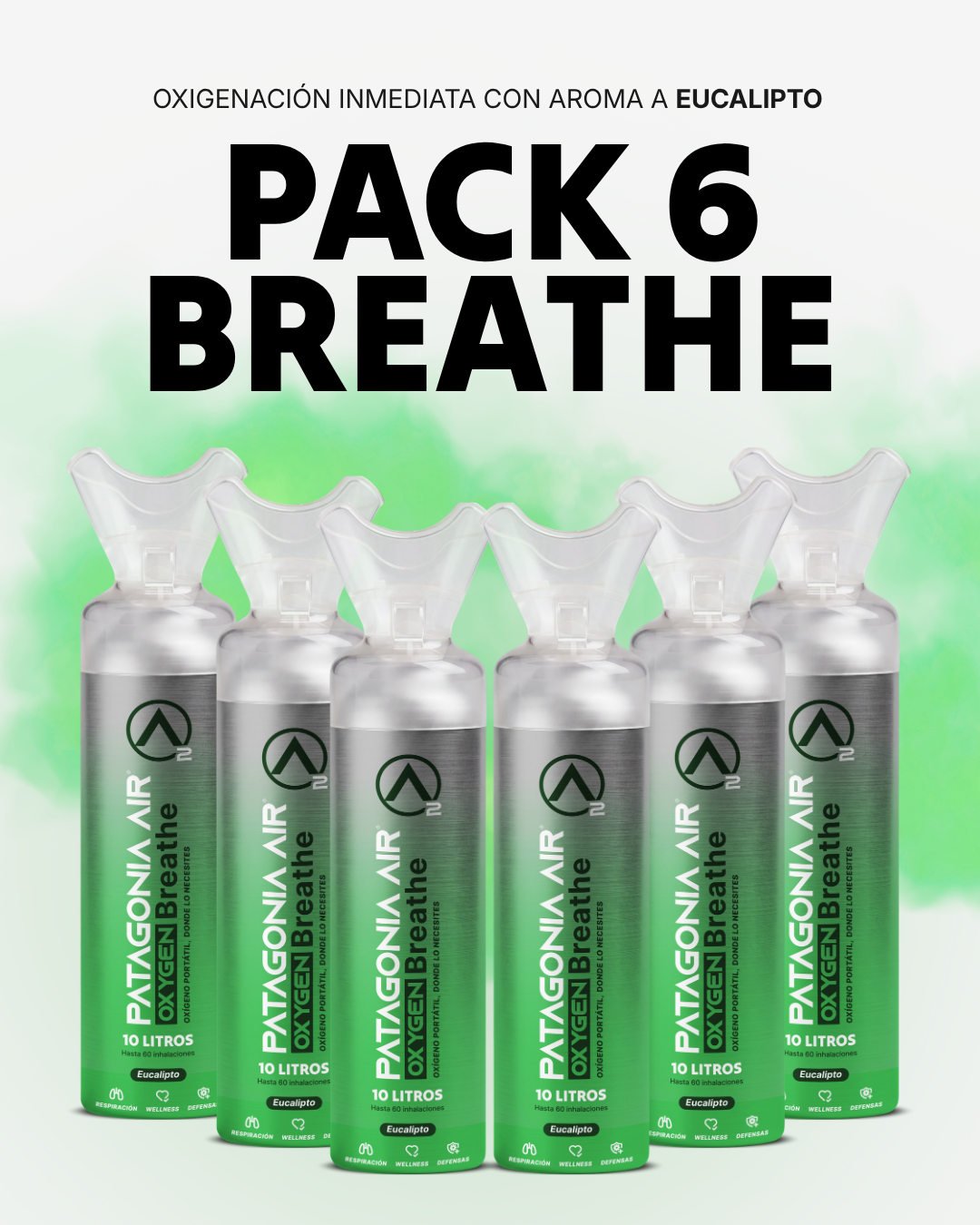PACK 6 BREATHE - PATAGONIA AIR O2